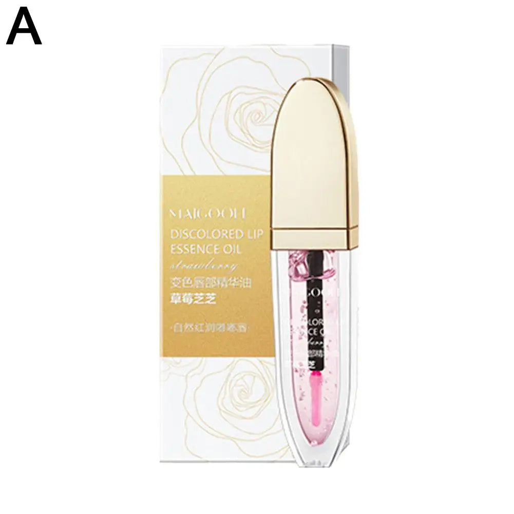 Color Change Volumising Lip Oil Plumper Serum Sexy Lip Lip Increase Fine Oil Gloss Moisturizing Lip Brighten Elasticity Lip Care