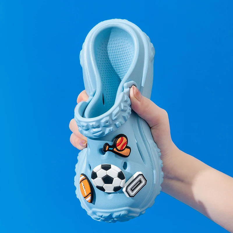 Cute Non-slip girls sandals garden shoes cartoon child baby sandals summer kids slippers high quality beach kids sandals