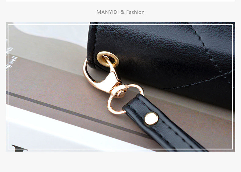 New Wallet Women's Long Double Zipper Large Capacity Handbag Mom's Fashion Simple Double Layer Wallet Mobile Case