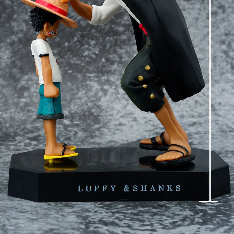 18cm One Piece Anime Figure toy Four Emperors Shanks Straw Hat Luffy Action Figure Sabo Ace Sanji Roronoa Zoro Figurine