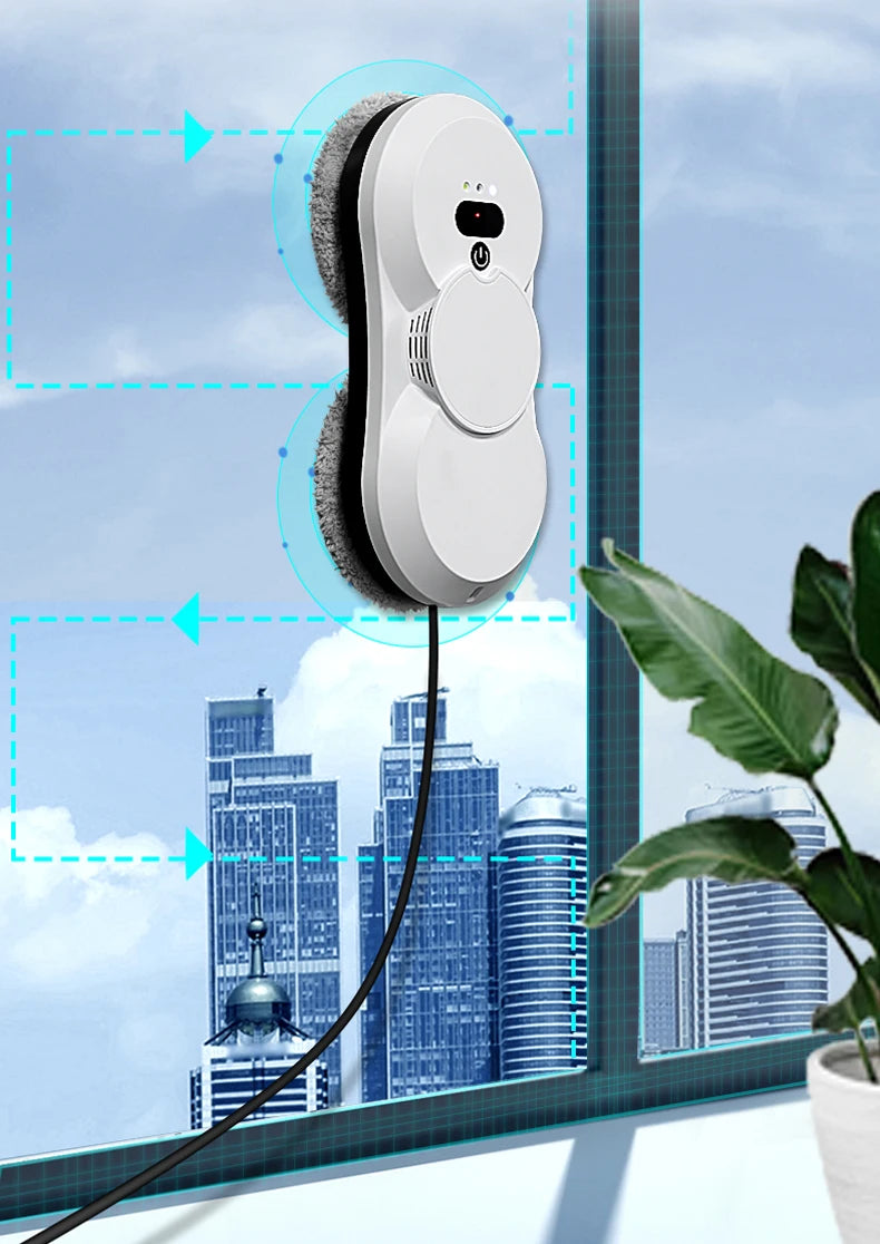 PuRuiKai robot electric automatic window cleaning Robotic vacuum cleaner, with remote control, two-way automatic spray