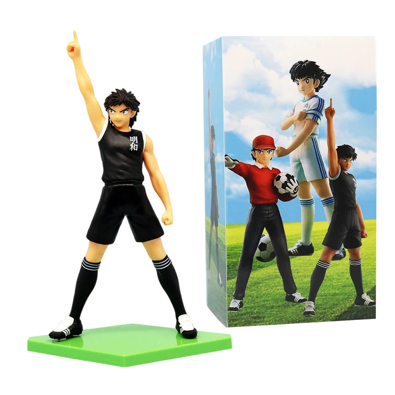 18cm Captain Tsubasa Anime Figure Ozora Tsubasa Action Figures Hyuuga Wakabayashi/ KojirouGenzou Figurine Collection Model Toys