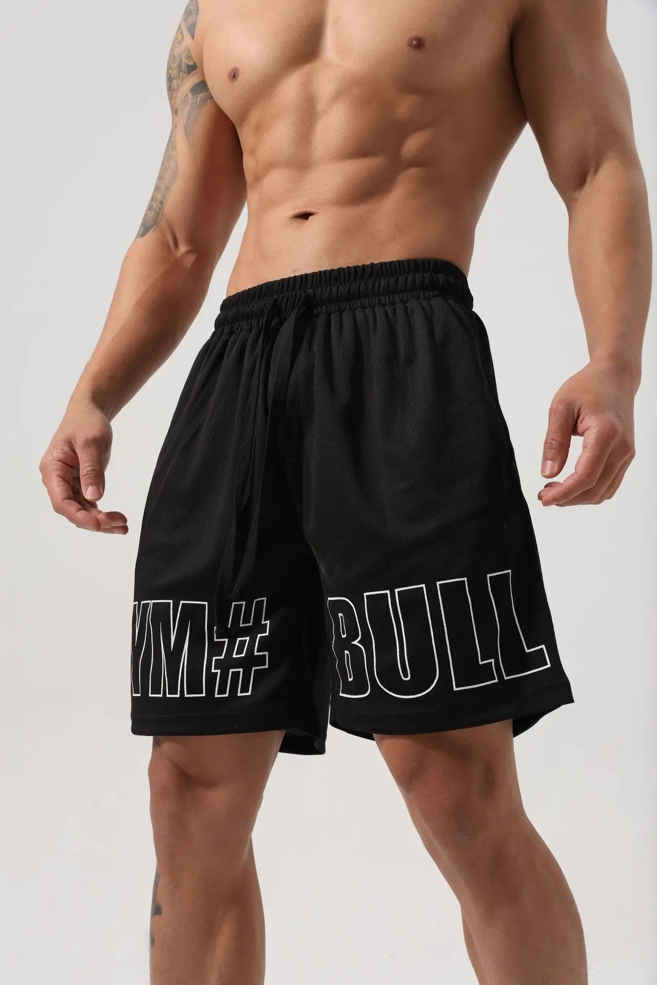 Sports shorts men's loose summer thin quick drying basketball pants for training, running, breathable fitness, four or five inch