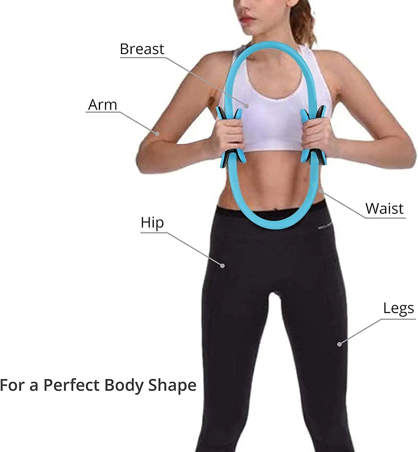 Rofessional Fitness Pilates Slimming Magic Yoga Ring Durable Pilates Fitness Circle Yoga Accessory Gym Workout Training Tool