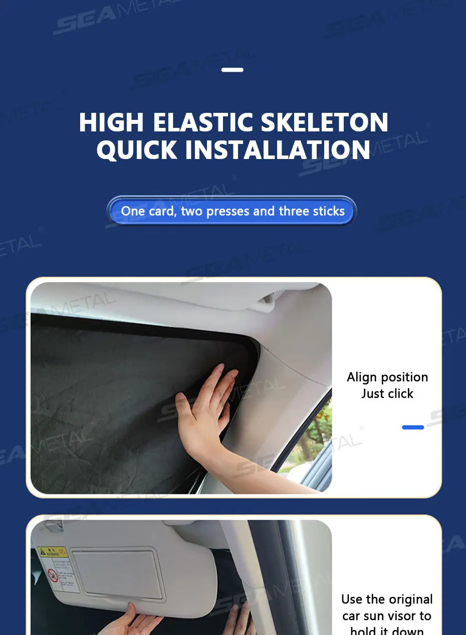 BLALION Car Windshield Sun Shade Blocks UV Ray Reflector Auto Window Sun Shade Visor Shield Cover Protector Foldable Parasol