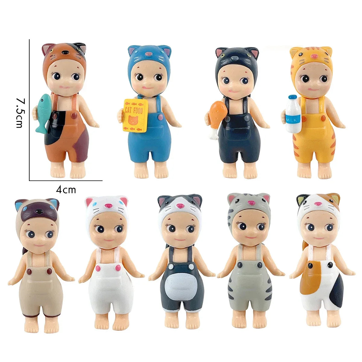 Blind Box Stitch Dinosaur Harvest Flower Fruit Series Fashion Doll Handmade Tabletop Decoration Birthday Toy Christmas Gift