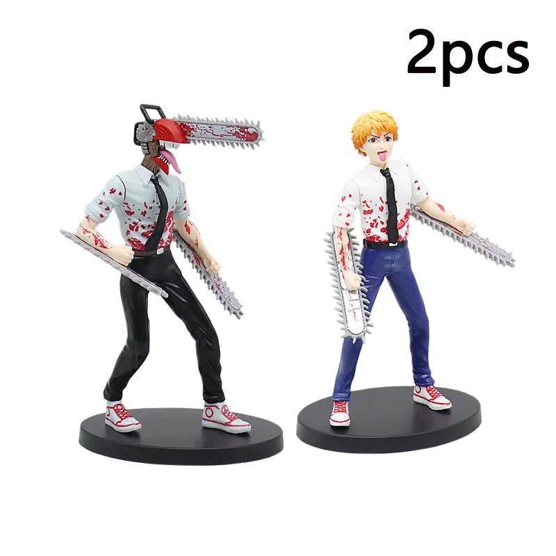 18cm Chainsaw Man Denji Anime Figure Denji/Power Action Figure Chainsaw Man Denji Figurine Adult Collectible Model Doll Toy
