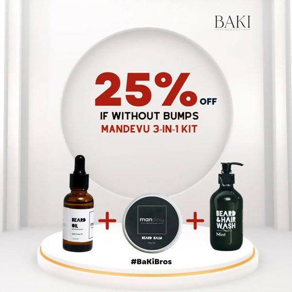 Mandevu Grooming Essentials 3 In 1 Kit