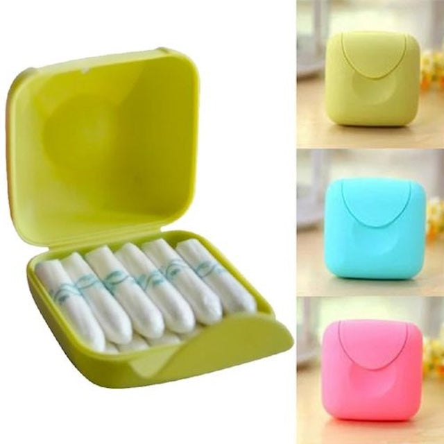 Plastic Luxury Tampon Holder for Both Indoor and Outdoors, Creative Travel Handmade Soap Box with Waterproof Leakproof Cover