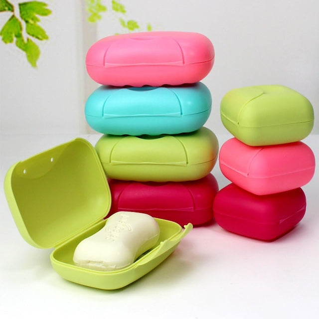 Plastic Luxury Tampon Holder for Both Indoor and Outdoors, Creative Travel Handmade Soap Box with Waterproof Leakproof Cover