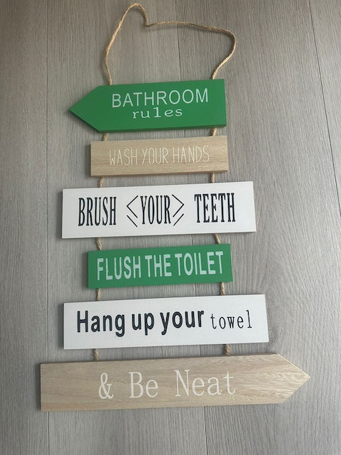 Hanging Board Wooden House Rules, Rustic Family Values Wall Sign, Rustic Decor, FarmHouse Decor, Front Door Decor