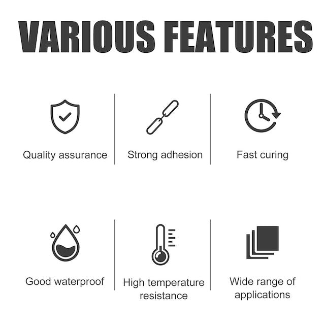New Oily Super Glue, Waterproof Odorless Metal Glue, Super Adhesive Fast Curing UV-Resistant Weather-Resistant Strong Binding Agent