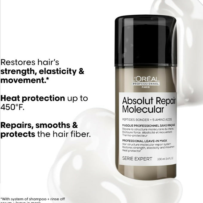 L'Oréal Professionnel Absolut Repair Molecular Leave-In Mask 100ml