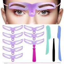 Plastic Eyebrow Stencils