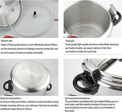 Nunix Non Explosive Pressure Cooker - 5Ltrs