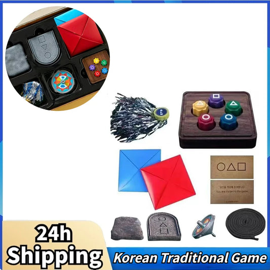 Korean Game Traditional Play Game Fun Jack Stone Pebbles Set Hand Eye Coordination Training Toy Set For Board Game Party Games