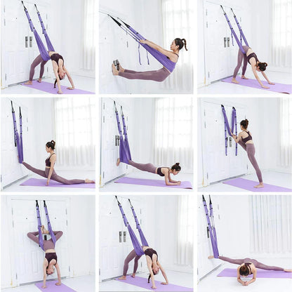 Air Yoga Tension Belt One Line Horse Inverted Split And Bent Waist Belt Stretching Yoga Auxiliary Trainer