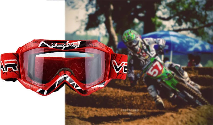 Vemar Motorcycle Glasses Kids Child Motorbike Racing Goggles MX MTB Off-Road Dirt kid Bike For motocross Helmet gafas