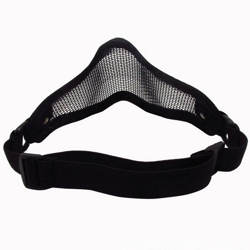 Tactical Airsoft Mask Outdoor Hunting Metal Wire Mesh Protective Mask BB Gun Shooting Paintball Accessories