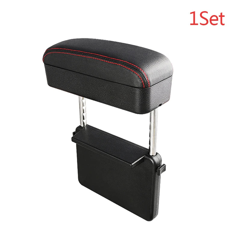 BLALION Armrest Support Elbow Rest Pad Armrest Extender With Console Storage Organizer Adjustable Height Arm Rest Box Accessory