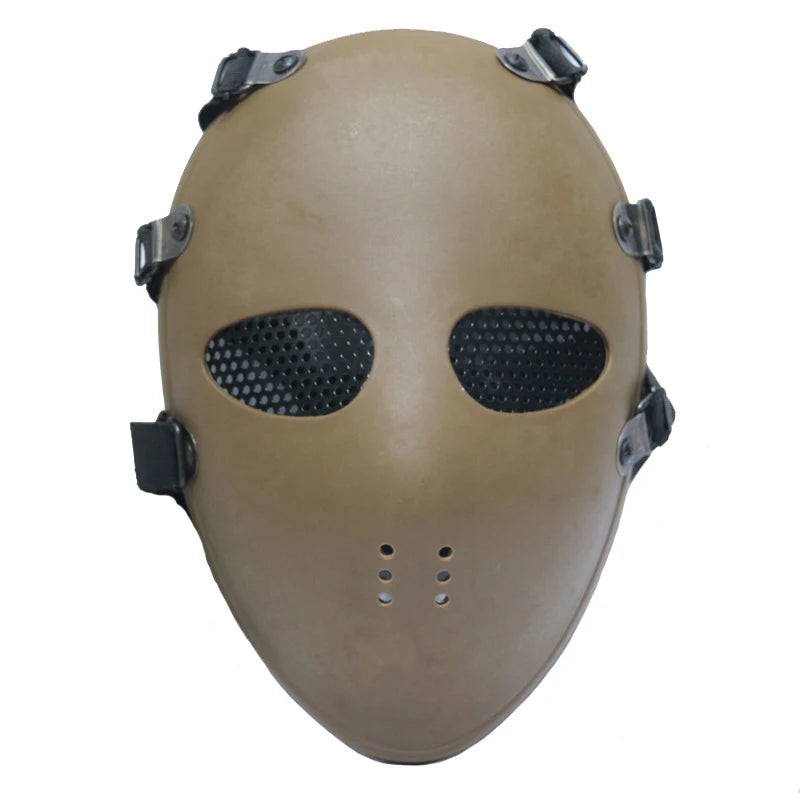 Airsoft Masks Classic Style Tactical Paintball BB Gun Shooting Full Face Protective Mask Army Wargame Field Hunting Accessories