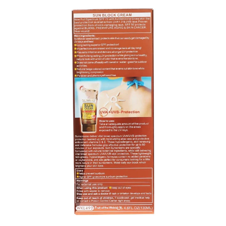 Fruit Of The Wokali Sun Cream