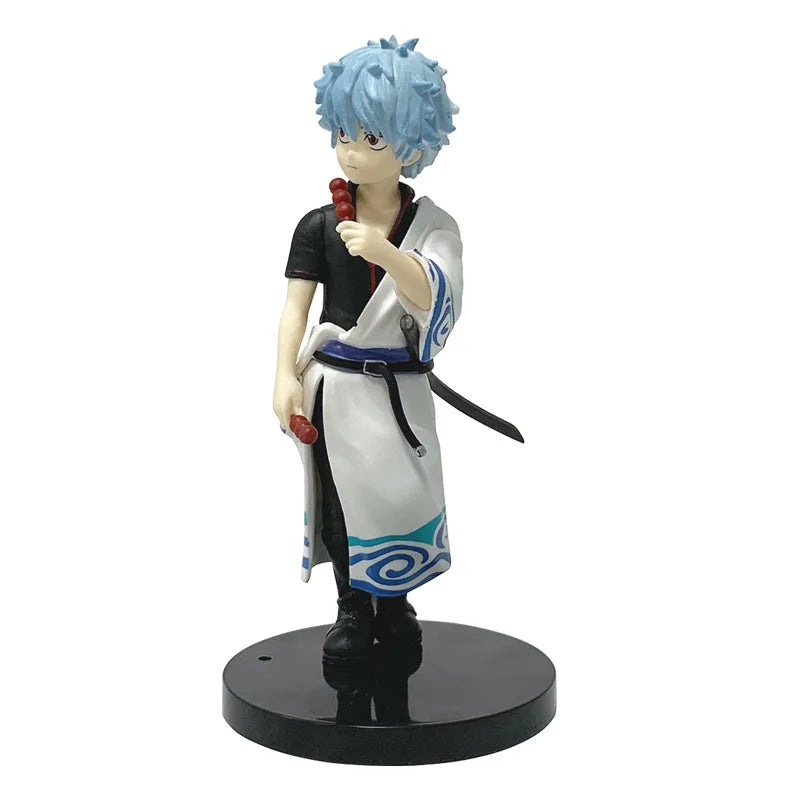 Anime Kids Gintama Gintoki Sakata Katsura Kotarou Action Figure Toys