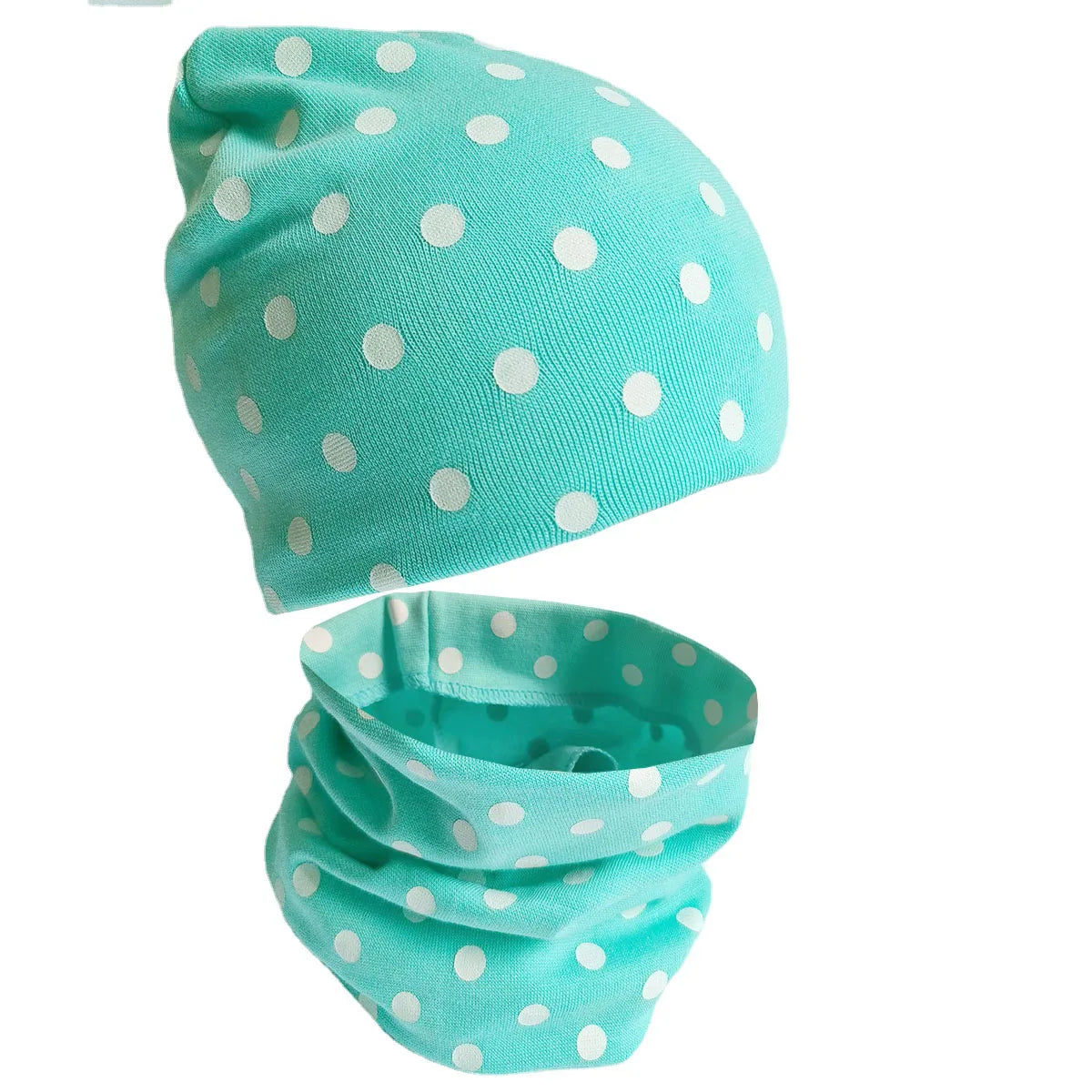 Spring Autumn 2PCS Baby Beanie Hat Scarf Stars Print Warm Toddler Hat Scarf for Girls and Boys Infant Hats Set Kids Skull Caps