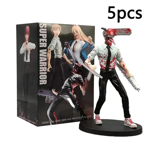 18cm Chainsaw Man Denji Anime Figure Denji/Power Action Figure Chainsaw Man Denji Figurine Adult Collectible Model Doll Toy