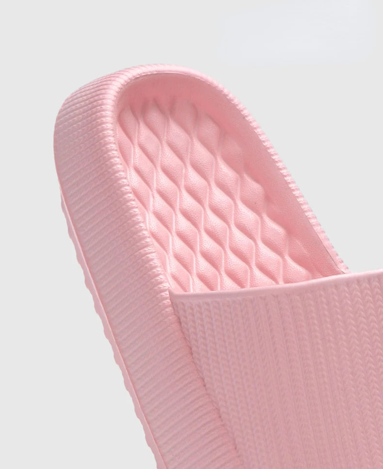 Women's Thick Platform Cloud Slippers EVA Soft Sole Pillow Slides Summer Beach Flip Flops Women Non Slip Bathroom Home Slippers