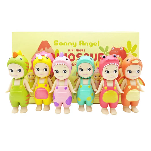Novo dinossauro série hippers colheita bonito hippie boneca na moda carro ornamentos do telefone móvel bolinhos brinq
