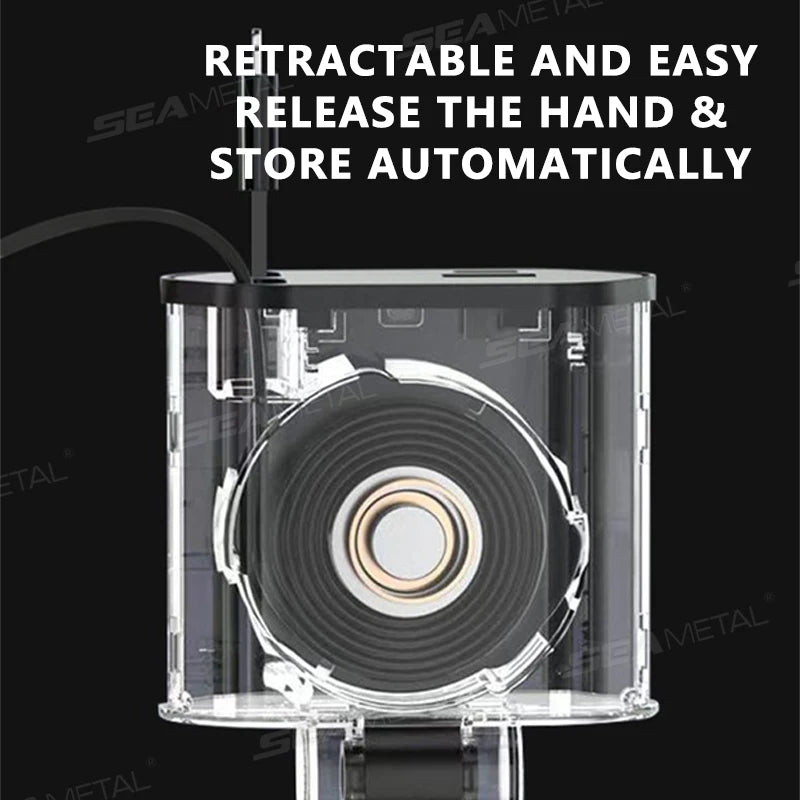 BLALION 4in1 120W Car Fast Charger Retractable USB Type C Cable For IPhone Xiaomi Huawei Samsung Car Cigarette Lighter Adapter