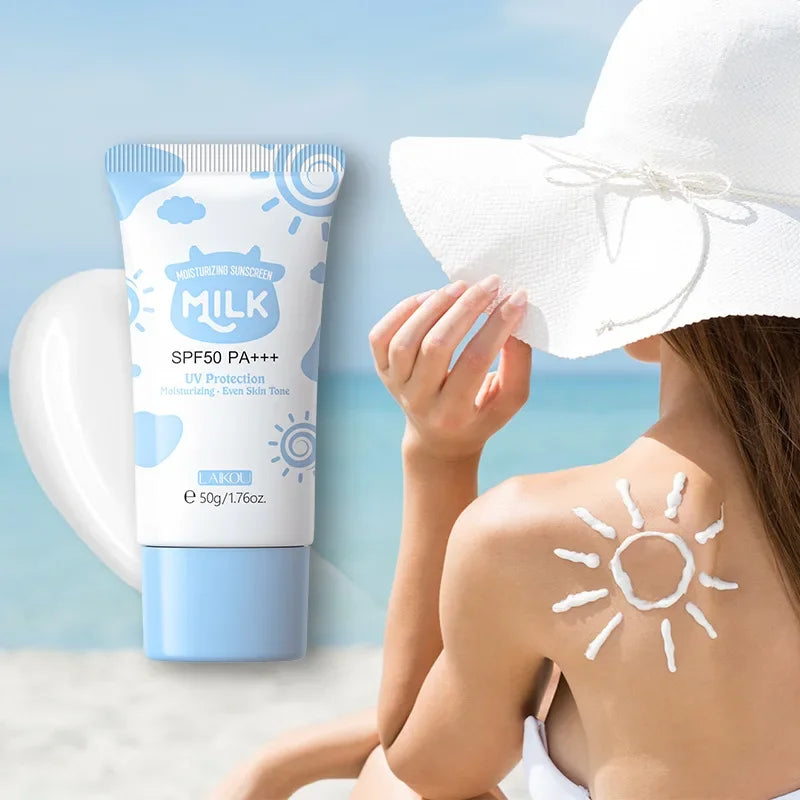 LAIKOU Facial Body Sunscreen Whitening Sun Cream Sunblock Skin Protective Cream Anti-Aging Oil-control Moisturizing SPF50 PA+++