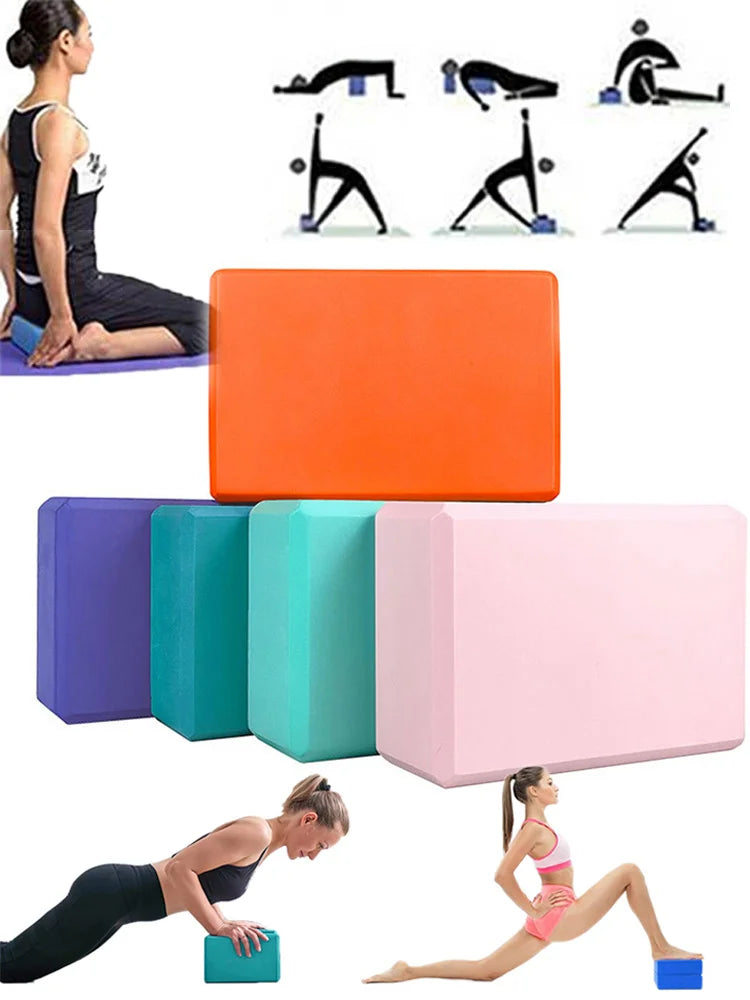 Yoga Building Blocks Cubes Pilates Bricks Reinforcement Mats Sports Yoga Supplies Exercise Home Exercise Equipment Fitness Eva