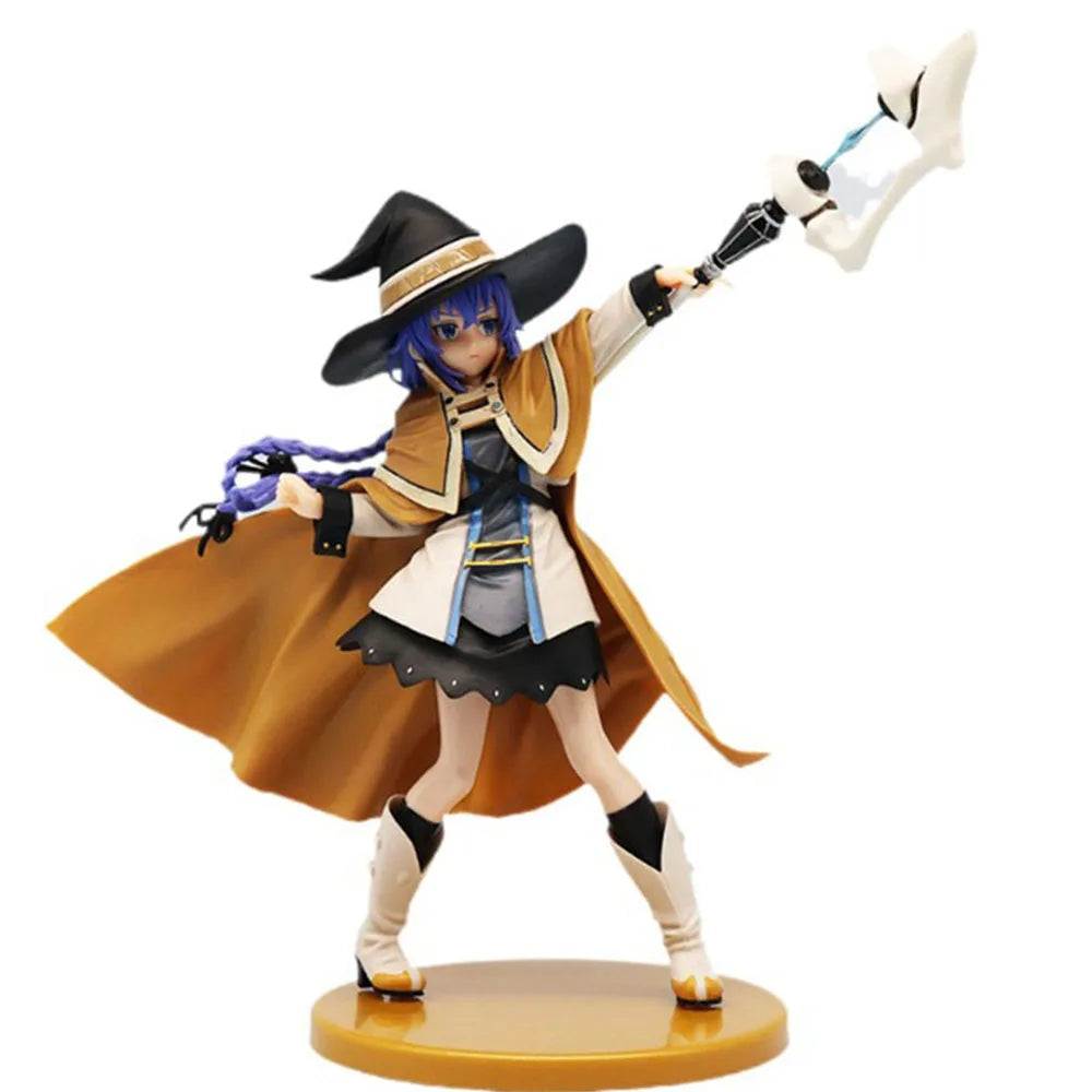 25cm Magician Roxy Migurdia Action Figure Mushoku Tensei：Jobless Reincarnation Anime Figure PVC Adult Collection Model Doll Toys