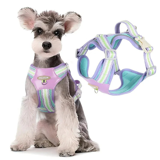 Puppy Harness Collar Dog Big Pet Tactical Vest Accessories Supplies Cats Chest Leash Dogs Pets Things Small Products Collars