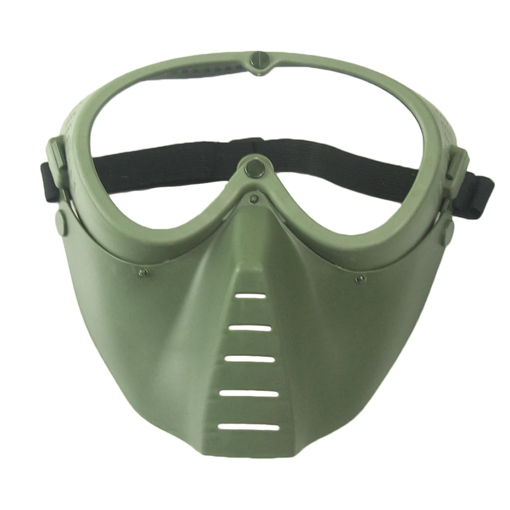Breathable Full Face Tactical Mask, Airsoft Paintball, CS Wargame Sports Mask, Cool Cosplay Masks