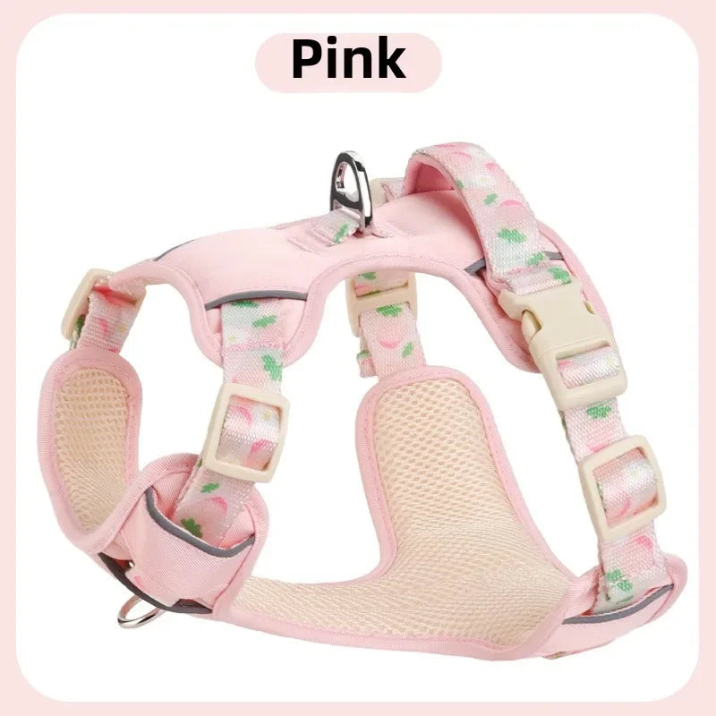Dog Collars Harness Pet Products Chest Puppy Collar Supplies Accessories Big Pets Dogs Tactical Vest Things Cats Leash