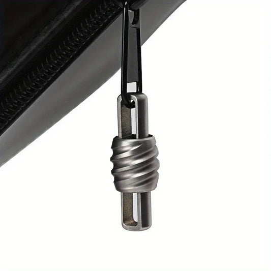 1pc NEW Titanium Alloy Keychain Quick Release Car Keychain Mini Quick Opening Metal Ring Buckle Unisex Gray
