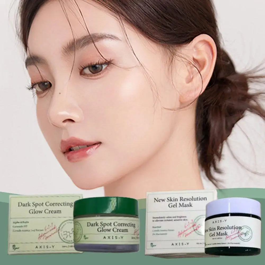 Axis-y Dark Spot Correction Serum & Glow Cream Effectively Improves Dark Moisturizing Soothing Reduce Pigmentation Skin Care