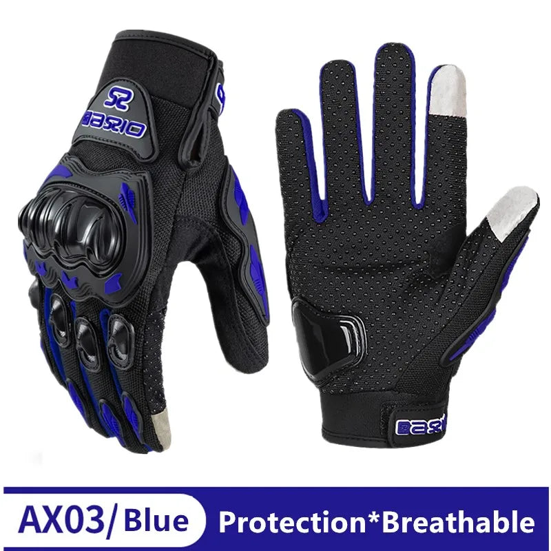 New Off-road Motorcycle Gloves Wearable Breathable Motocross Racing Gloves Touch Screen Biker Cycling Summer Guantes Moto Luvas