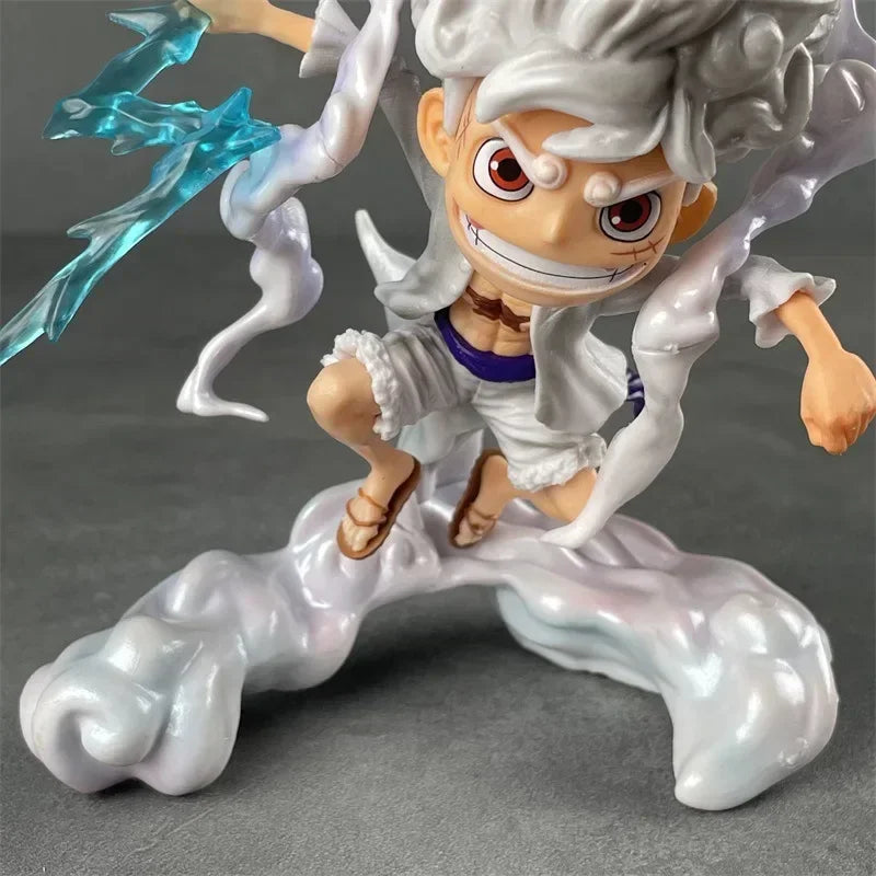 One Piece Anime Figure Toys SD Nika Luffy 5th Gear Awake Figurine 16CM PVC Action Figures Collection Model Ornaments Gifts Toys