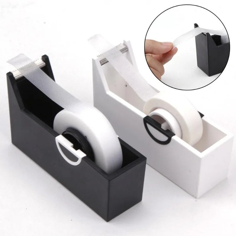 1 Pc Eyelashes Extension Tape Cutter Dispenser Adhesive Tape Holder Grafting Eyelash Plastic Rotating Tape Cutting Makeup Tools