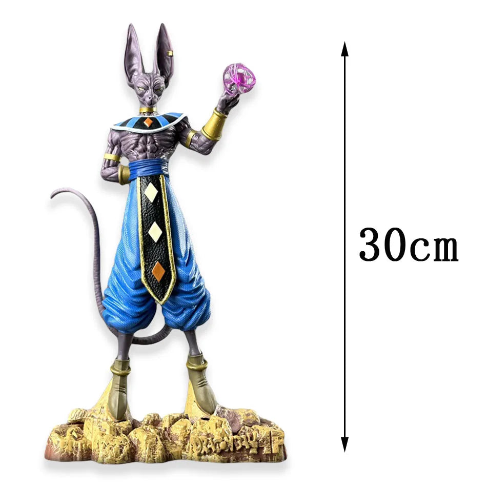 In Stock 30cm Anime Dragon Ball Z Beerus Figure Super God of Destruction Figures Collection Model Toy For Children Gifts