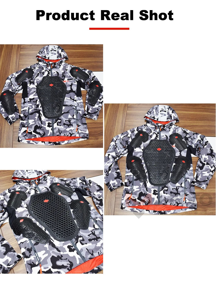 Motorcycle Armor CE certified Jacket Insert Back Protector Thicken High elasticity Rider Armor Back Spine Protective Pad
