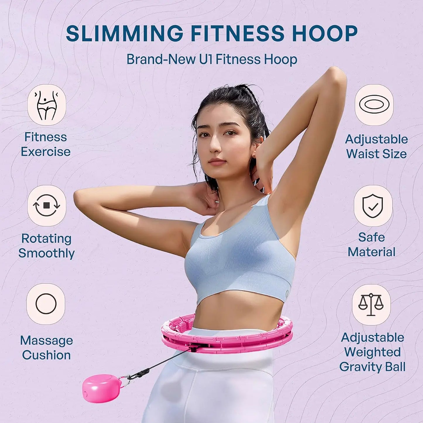Upgraded Abdominal Tightening And Waist Slimming Home Repair Device Portable Massage Waist Trainer Fitness And Entertainment
