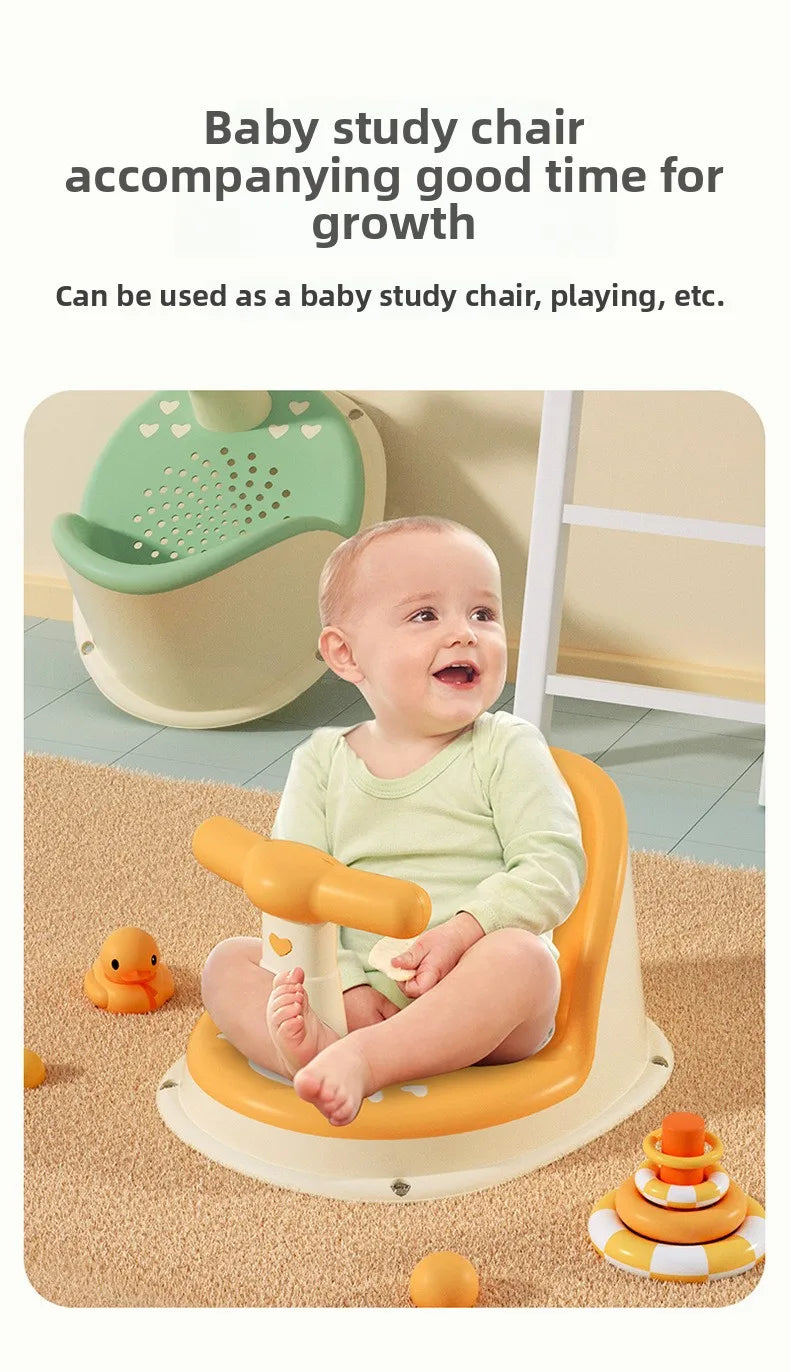Baby bath seat kidsbathhandy gadgetbath stool can sit baby bath chair bathtub bracket non-slip bath stool
