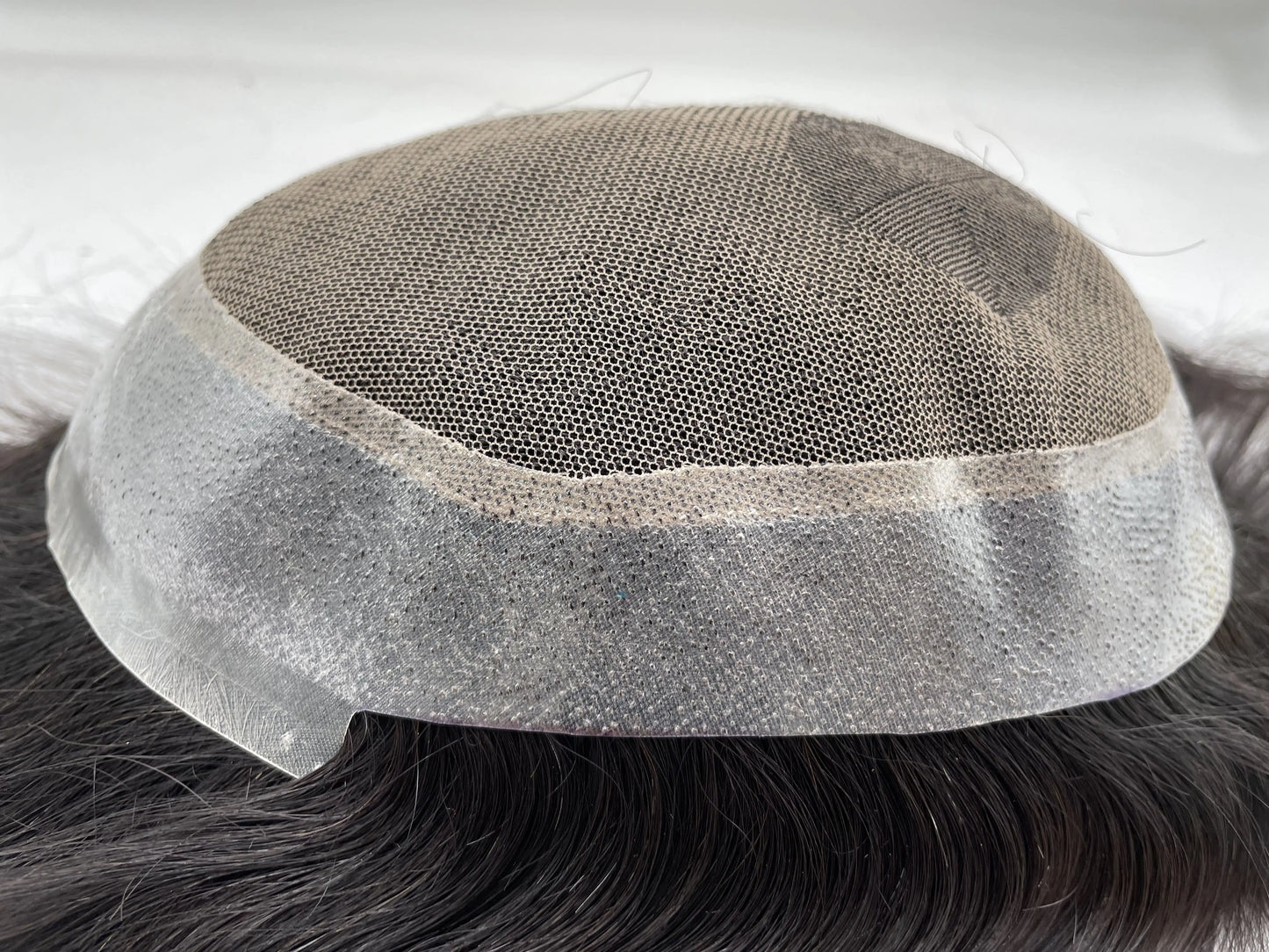 Toupee for Men NLW Human Hair Units and Hair prosthesis Mens Swiss Lace with Around PU Hair Replacement System AUS