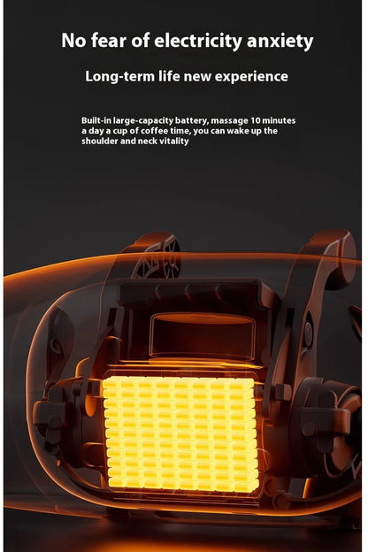 Neck and Shoulder Massager Wireless Shoulder and Back Kneading Massage Shawl Trapezius Neck Cervical Masajeador