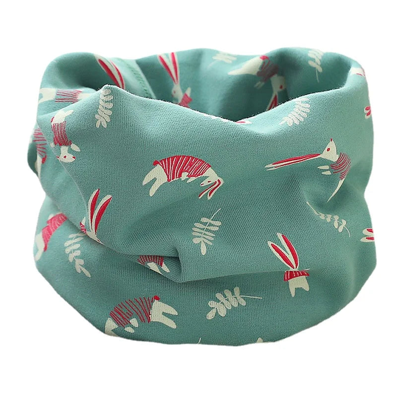 New Spring Autumn Winter Baby Scarf for Boys Girls Infant Scarves Children's Cotton Scarf Kids Warm O Ring Magic Neckerchief